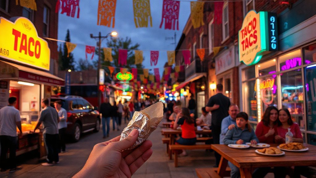 authentic tacos vibrant street food