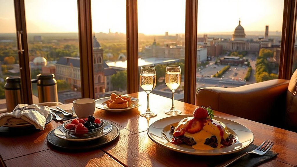 brunch options terrace or ballroom