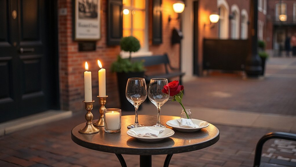 candlelight romance intimacy ambiance