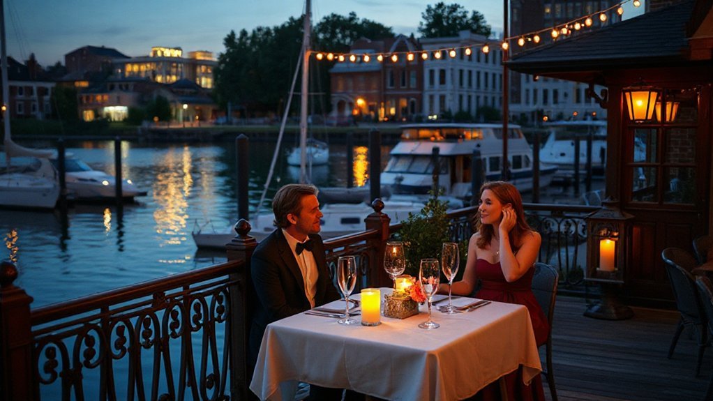 candlelit dining and romance
