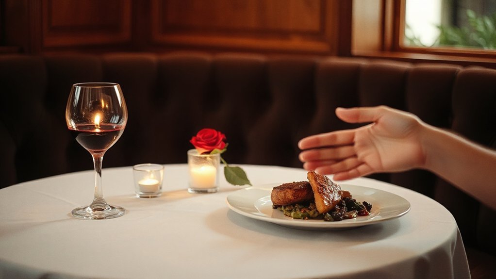 candlelit romance and ambiance