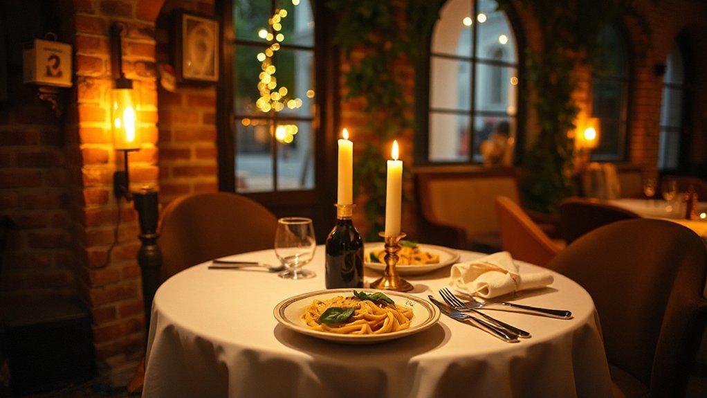 candlelit romantic dinner experience