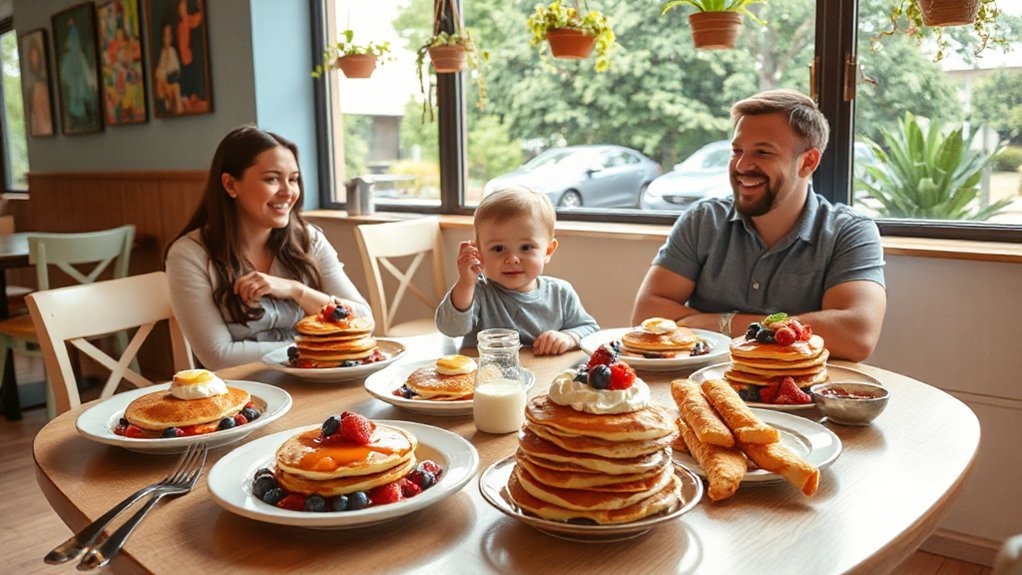 colorful kid friendly breakfast spots