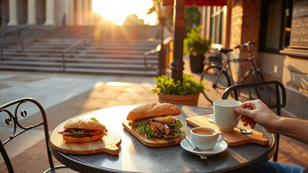 cozy caf s for light lunches