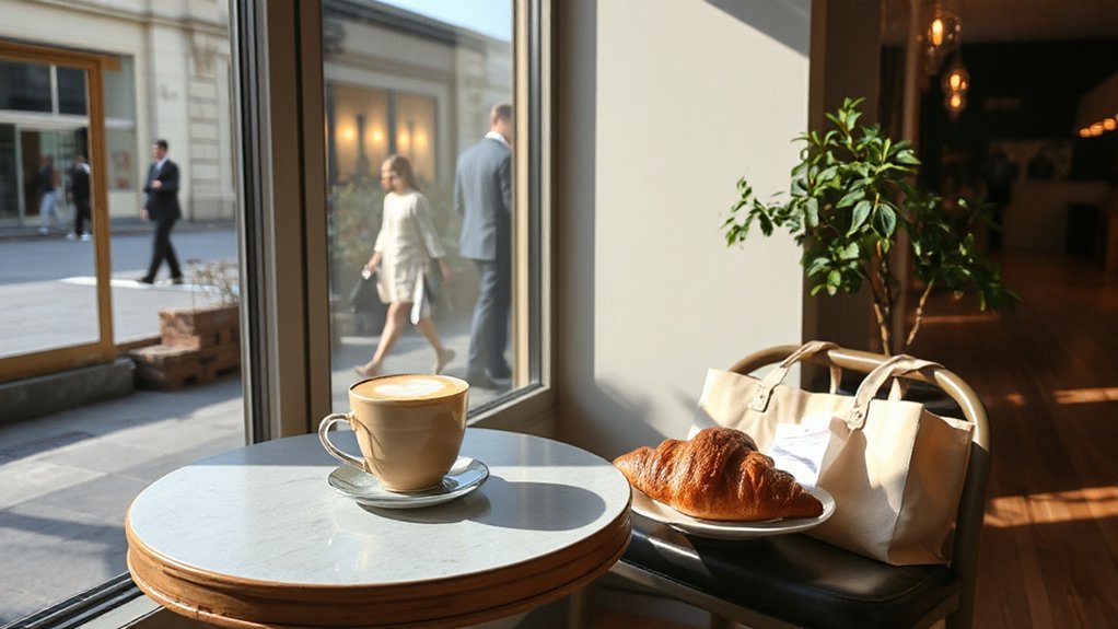 cozy caf s warm pastries