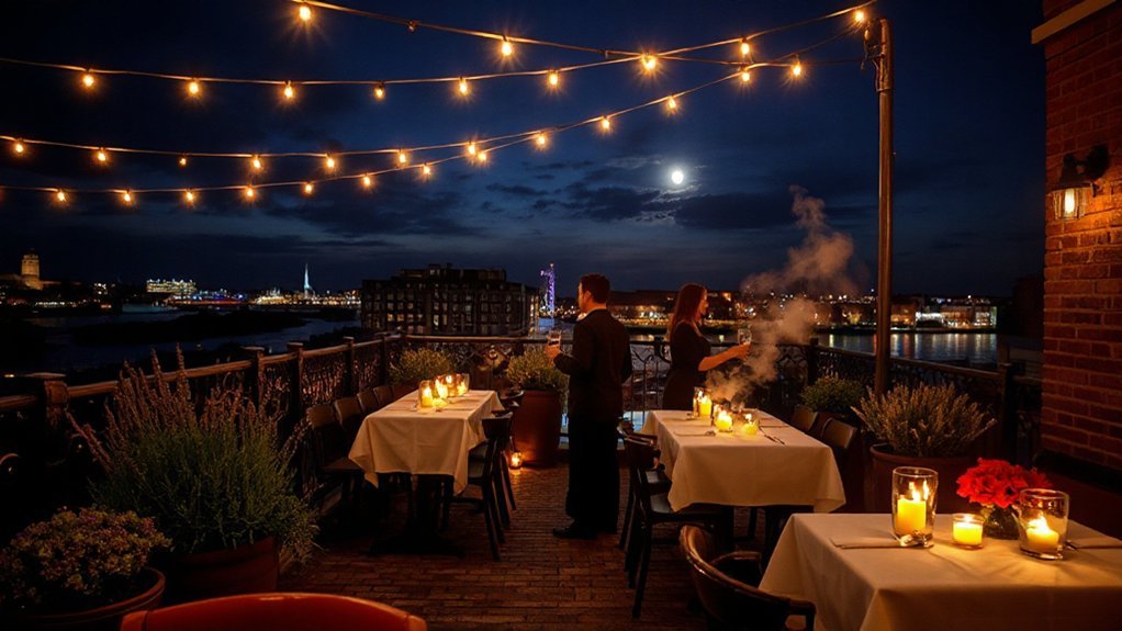 cozy georgetown terrace ambiance