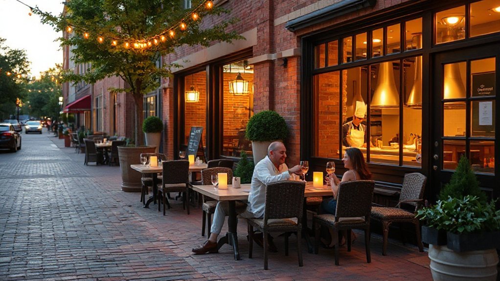 cozy romantic dining spots