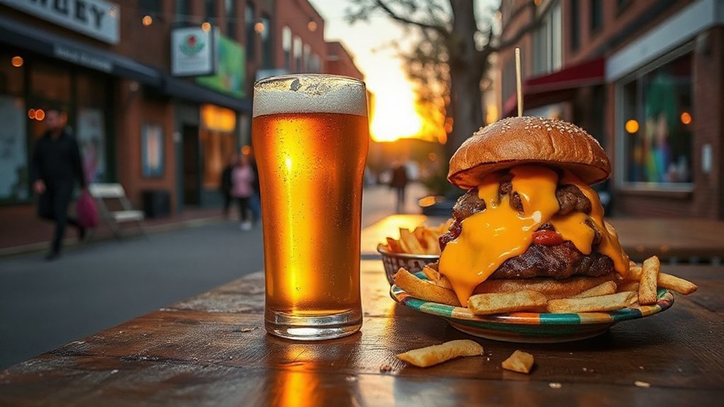 craft beer burger pairings