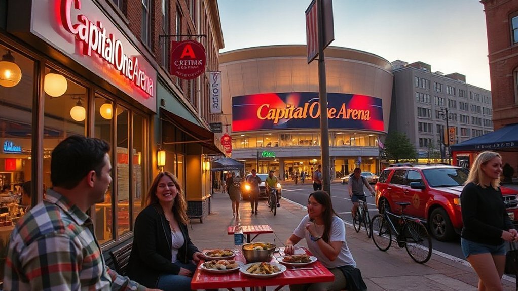 Best Places to Eat in Washington DC Before a Game or Concert at Capital One Arena