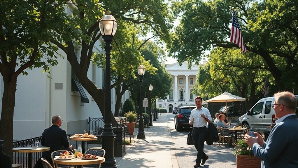 dining near the white house
