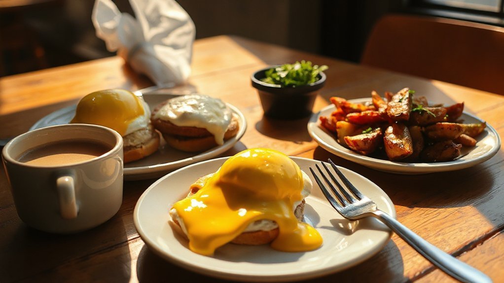 eggs benedict frittatas tacos