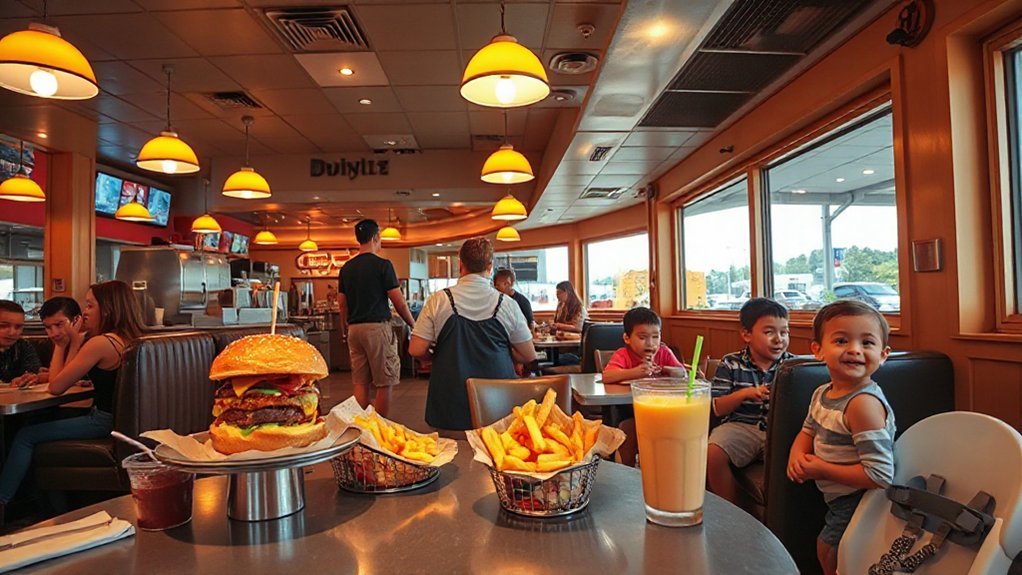 family friendly diners with portions