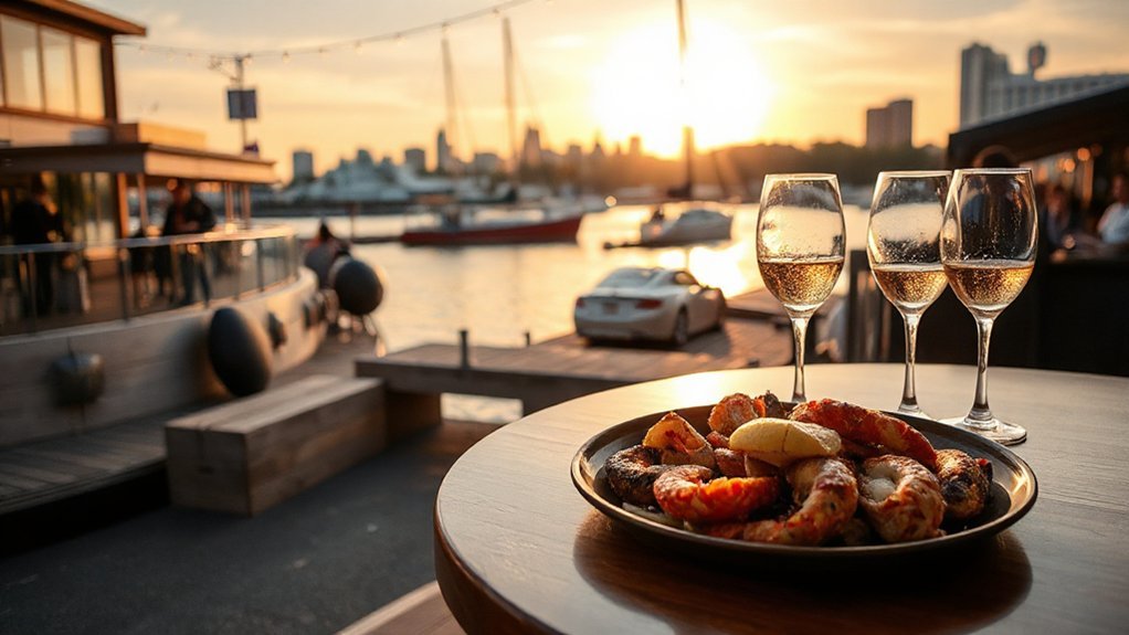 fresh seafood scenic views