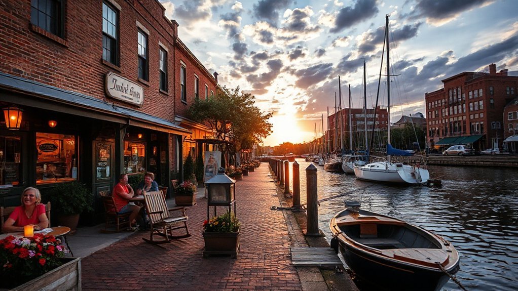 historic taverns by waterfront