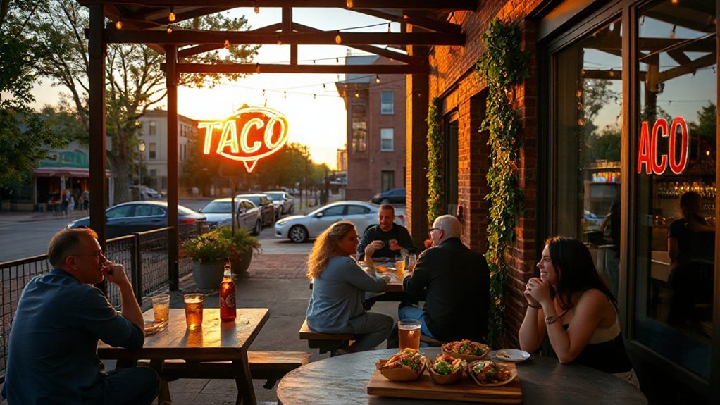 laid back patios craft beers