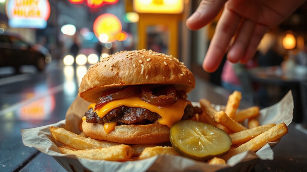 late night burger cravings satisfied