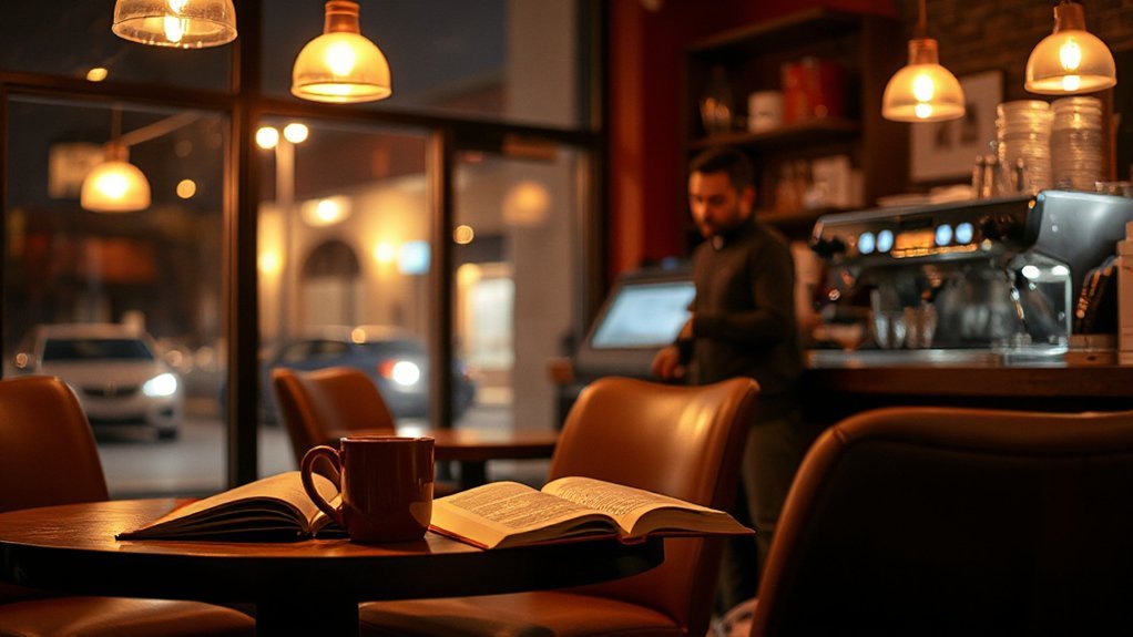 late night cozy coffee havens