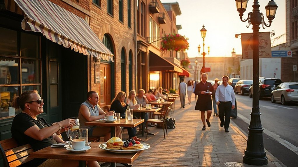 lively brunch on king street