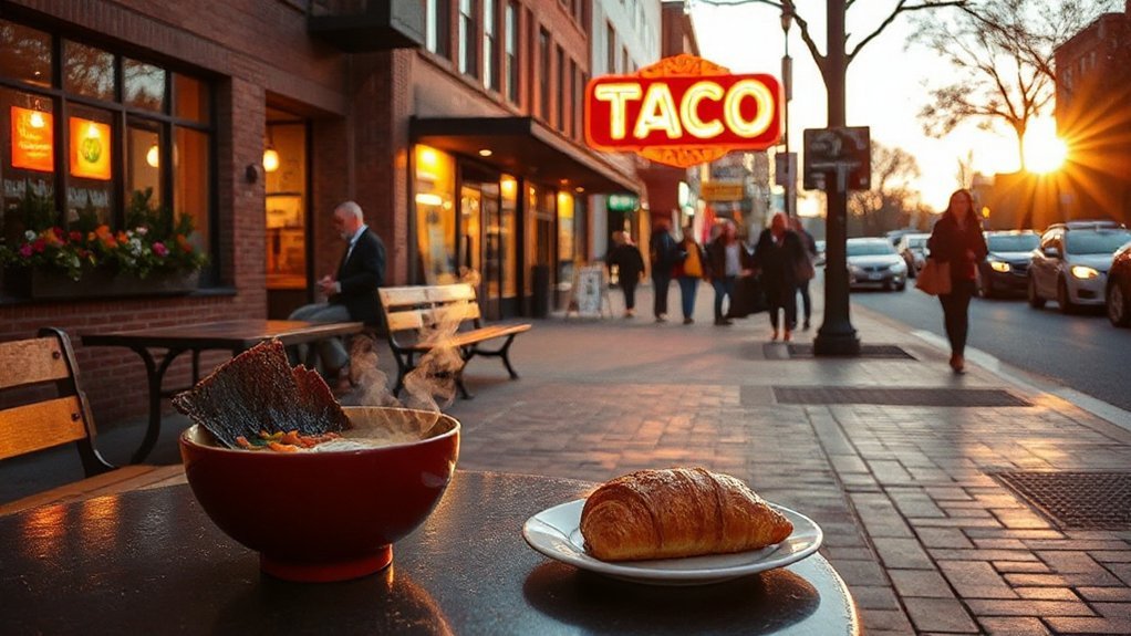 local cafes and cuisine