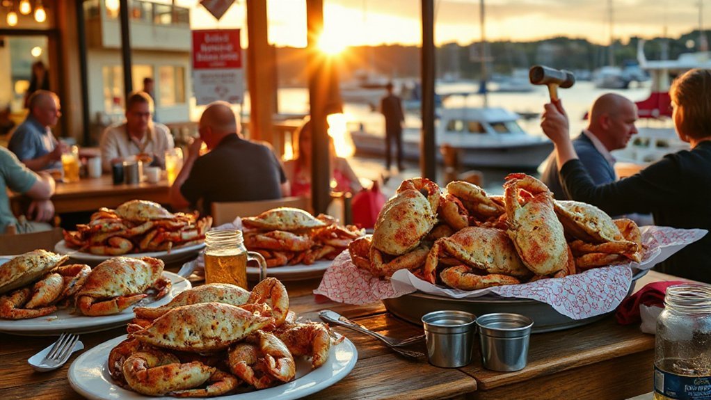 messy crab feasting experience