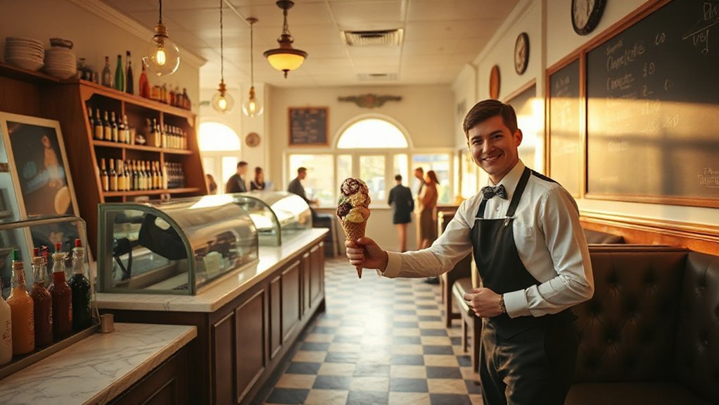 nostalgic ice cream experience