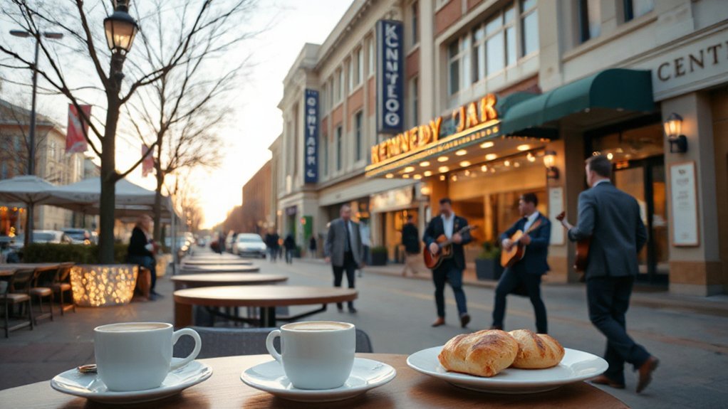 quick coffee and snacks