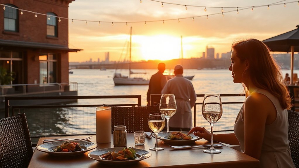 romantic dining with views