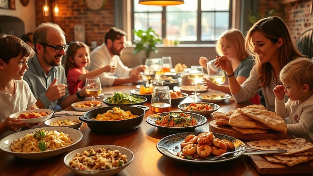 shared plates joyful chaos