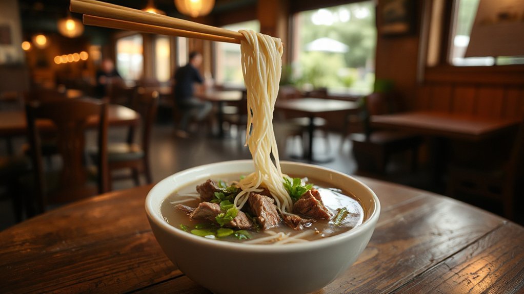 steaming beef pho experience