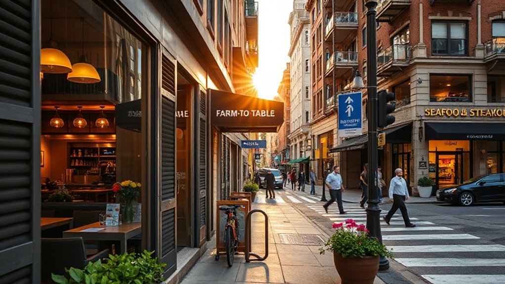 sustainable seasonal upscale dining